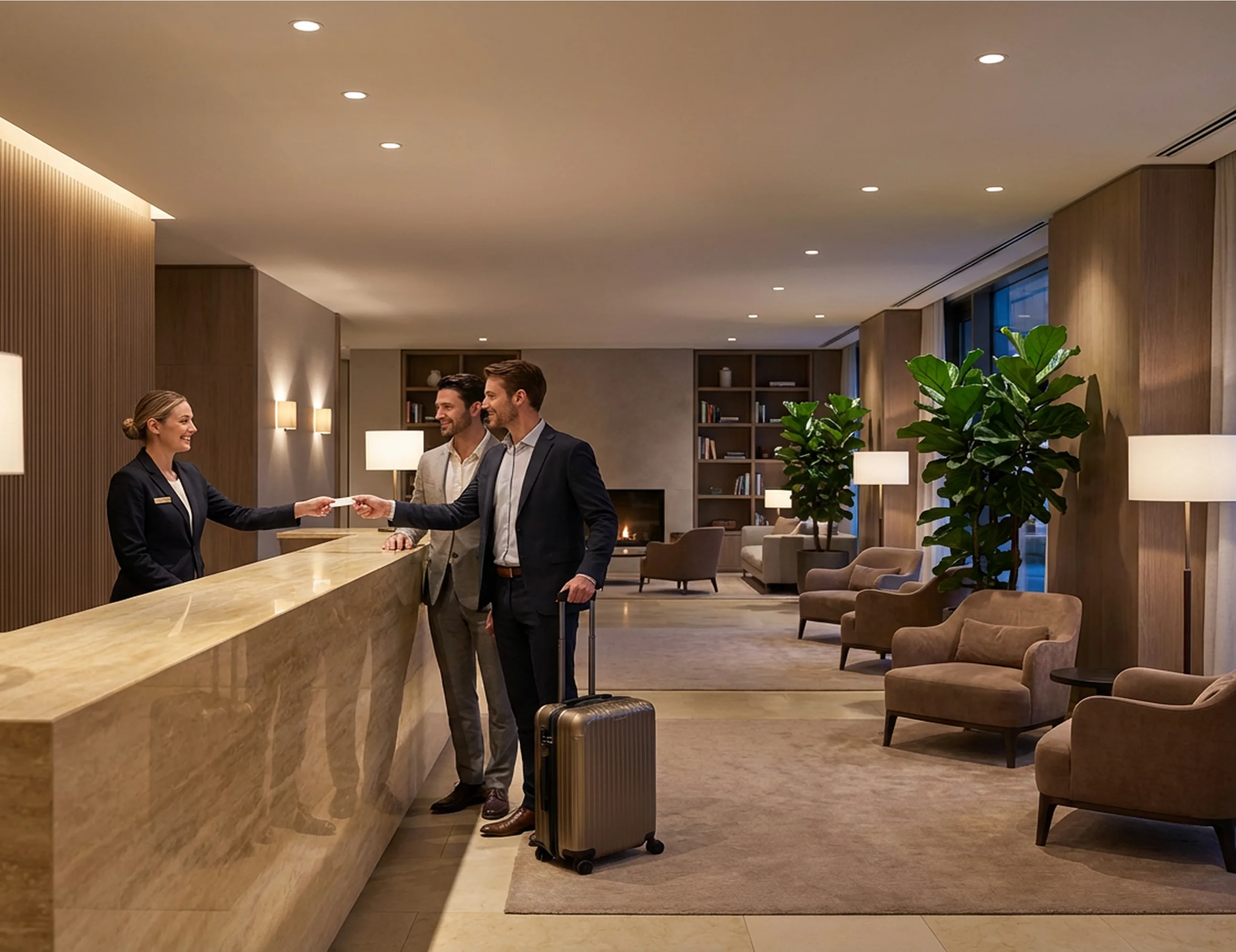 hotel reception