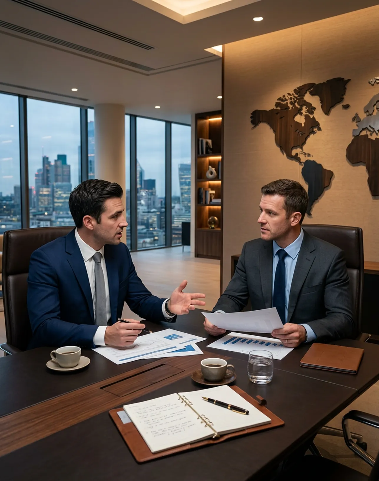 executives discussing business