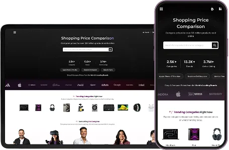 Shopping Price Comparison website preview